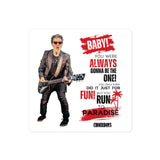 Run To Paradise Sticker