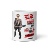 Run To Paradise Glossy Mug